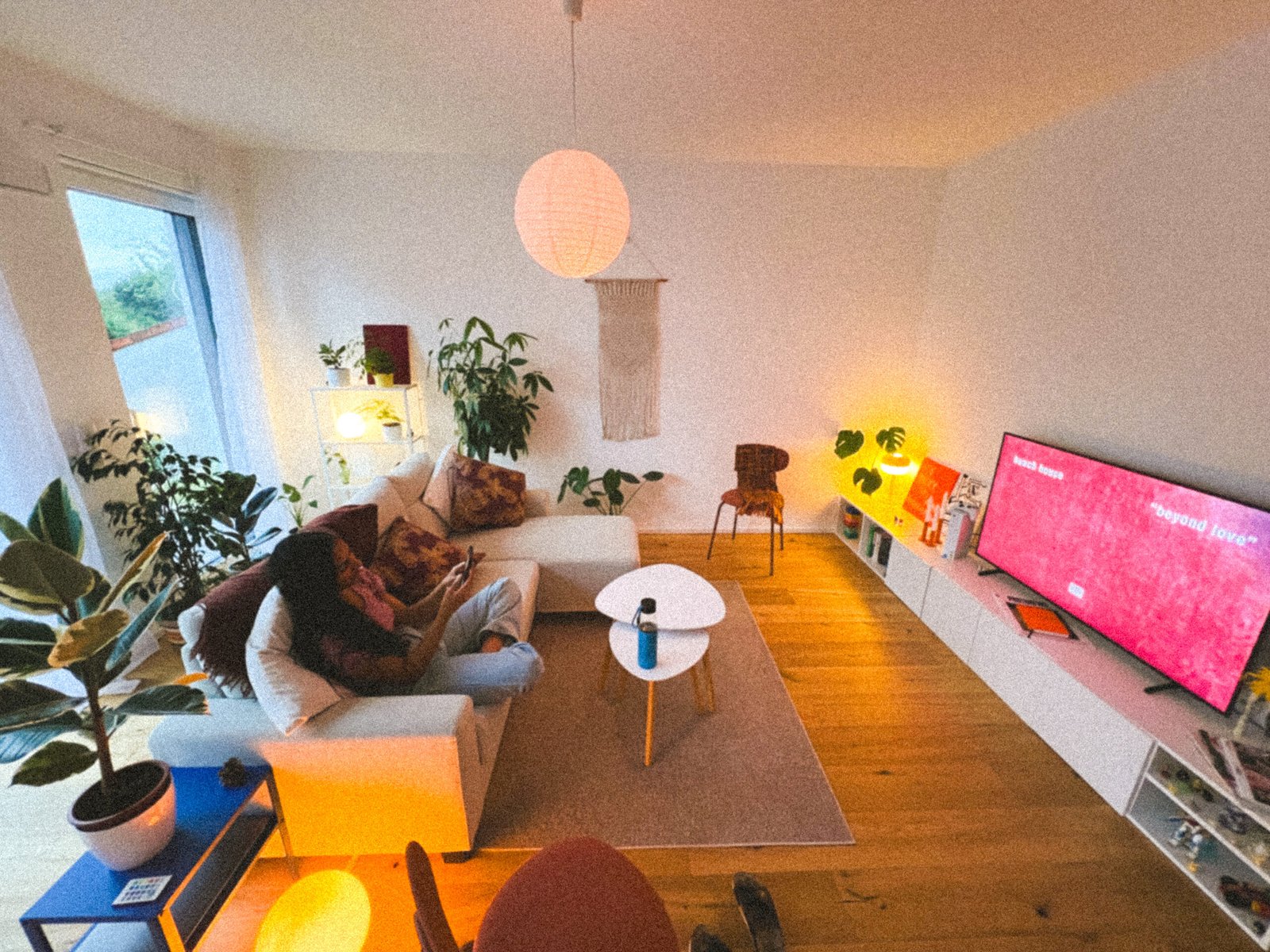 Modern apartment in Germany with a laptop showing a 2026 cost of living budget and groceries.